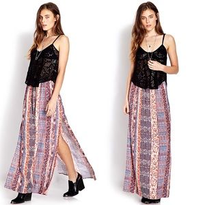 Bohemian print maxi
